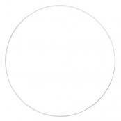 Anneau en métal revêtu, ø60cm, blanc