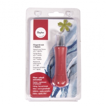 5322700 - 4006166323133 - Rayher - Appareil pour feutrer avec 7 aiguilles, 7 aiguille fin 78mm