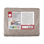Argile séchant à l'air, blanc, 5kg