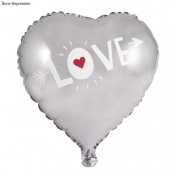 Ballon Coeur, or, 46x49cm, 1 pce.