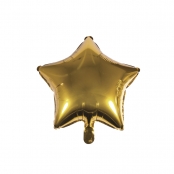 Ballon de feuille Etoile, or, 46x49cm, 1 pce.