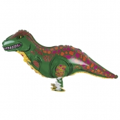 Ballon en aluminium Dinosaure courant 89x41cm