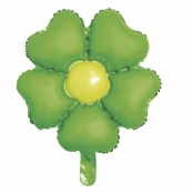 Ballon Fleur, vert éternel, 45x55cm, 1 pce.