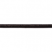 Cordon plate Cuir synthétique Métallique Anthracite 3mm 2m