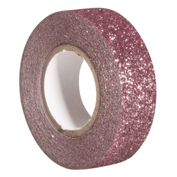 59925268 - 4006166468261 - Rayher - Bande scintillante, rose antique, 15mm, rouleau 5m - 3