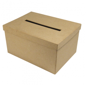 67202000 - 4006166283499 - Rayher - Boîte cartes - cadeau p.mâché,FSC Rec.100%, 30x21x15cm