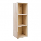 Boite déco en bois 32x11x8,7cm 3 compartiments intérieurs
