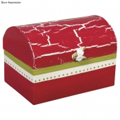 Boite en papier mâché Coffre 12x8x7,5 cm