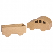 Boite en papier mâché Voiture 12x6,5x6,5 cm