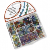 Perles en verre Coloré Mélange couleurs et tailles