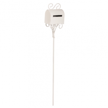 46064102 - 4006166480713 - Rayher - Boîtes aux lettres amovibles, blanc, 3,2x2x19cm, 1 pce. - 2