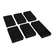 Boite d\'allumettes Noir Grand Modèle 11cm 6 pièces