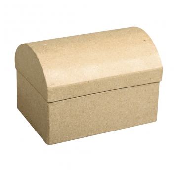 71915000 - 4006166153570 - Rayher - Box pap.mâché: Coffre FSC Recycled 100%, 8x5,5x5,5cm