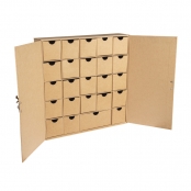 Calendrier de l\'Avent Armoire en papier mâché 29,6 cm