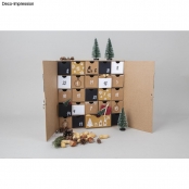 Calendrier de l\'Avent Armoire en papier mâché 29,6 cm