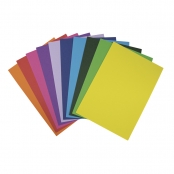 Papier cartonné A4 Assortiment de 10 couleurs 100 feuilles