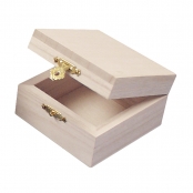Boite en bois 7,5x7,5x4 cm
