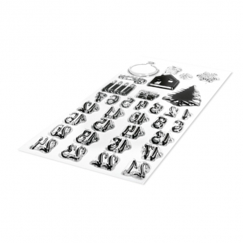 50223000 - 4006166812170 - Rayher - Tampon Transparent Clear Stamps Chiffres pour Calendrier de l'Avent