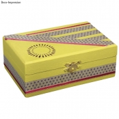 Coffret en bois 15x10x5,5cm