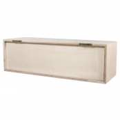 Commode en bois avec 3 tiroirs 37,5x13x11,5 cm