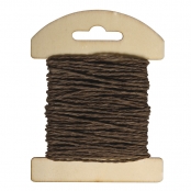 Cordon en papier 1,2mm Marron foncé 10m