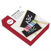 Craie de couleur pour tableau noir 8cm 12 pièces
