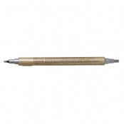 Crayon calligraphie métallique Argenté Pointe 2 et 3,5 mm