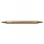 Crayon calligraphie métallique Doré Pointe 2 et 3,5 mm
