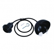 Suspension pour lampe avec douille E27 Noir