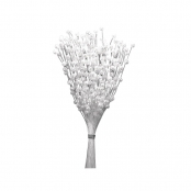 Bouquet de perles blanc renaissance 11cm