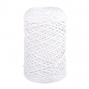 Fil à crocheter Tressé Braidy Recycling 2mm Blanc