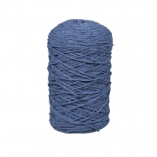 Fil à crocheter Tressé Braidy Recycling 2mm Bleu jeans