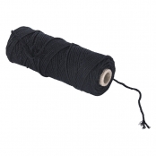 Fil de coton Noir Ø 2 mm Bobine 70m