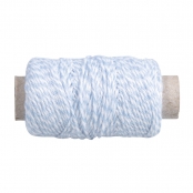 Ficelle bicolore Ø 1mm 35m Bleu clair