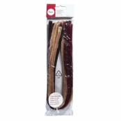 Fil chenille Tons bruns 50 cm Assortiment de 10 pièces