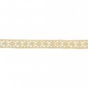 Ruban dentelle Galon Lorena Beige 1cm 3m