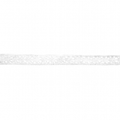 Ruban dentelle Galon Lorena Blanc 1cm 3m