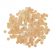 Sequin lisses 6mm Jaune irisé 4000 pièces