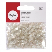 Sequin bombés 6mm Cristal 500 pièces