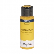 Peinture pour tissu Jaune d\'or 59ml