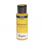 Peinture pour tissu Jaune d'or 59ml