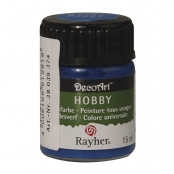 Peinture tous usages Bleu azur 15 ml