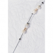 Perle à écraser, platine, 1,4mm / 2mm ø, 350 pièces