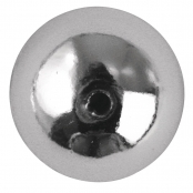 Perles en plastique 10 mm Argenté 22 pièces