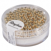 Perles en plastique 3 mm Doré 240 pièces