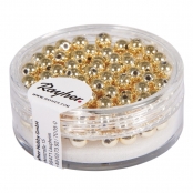 Perles en plastique 4 mm Doré 150 pièces