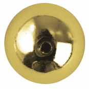Perles en plastique 8 mm Doré 26 pièces