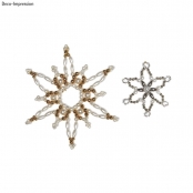 Perles en plastique 8 mm Doré 26 pièces