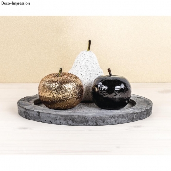 33489000 - 4006166281389 - Rayher - Pommes en polystyrène avec tige, 7x7x6cm+8x8x7cm, 2 pces - 4