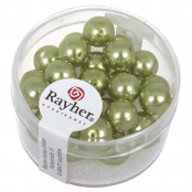 Perle nacrée Renaissance Jade 8 mm 25 pièces